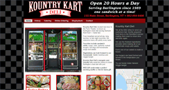 Desktop Screenshot of kountrykartdeli.com
